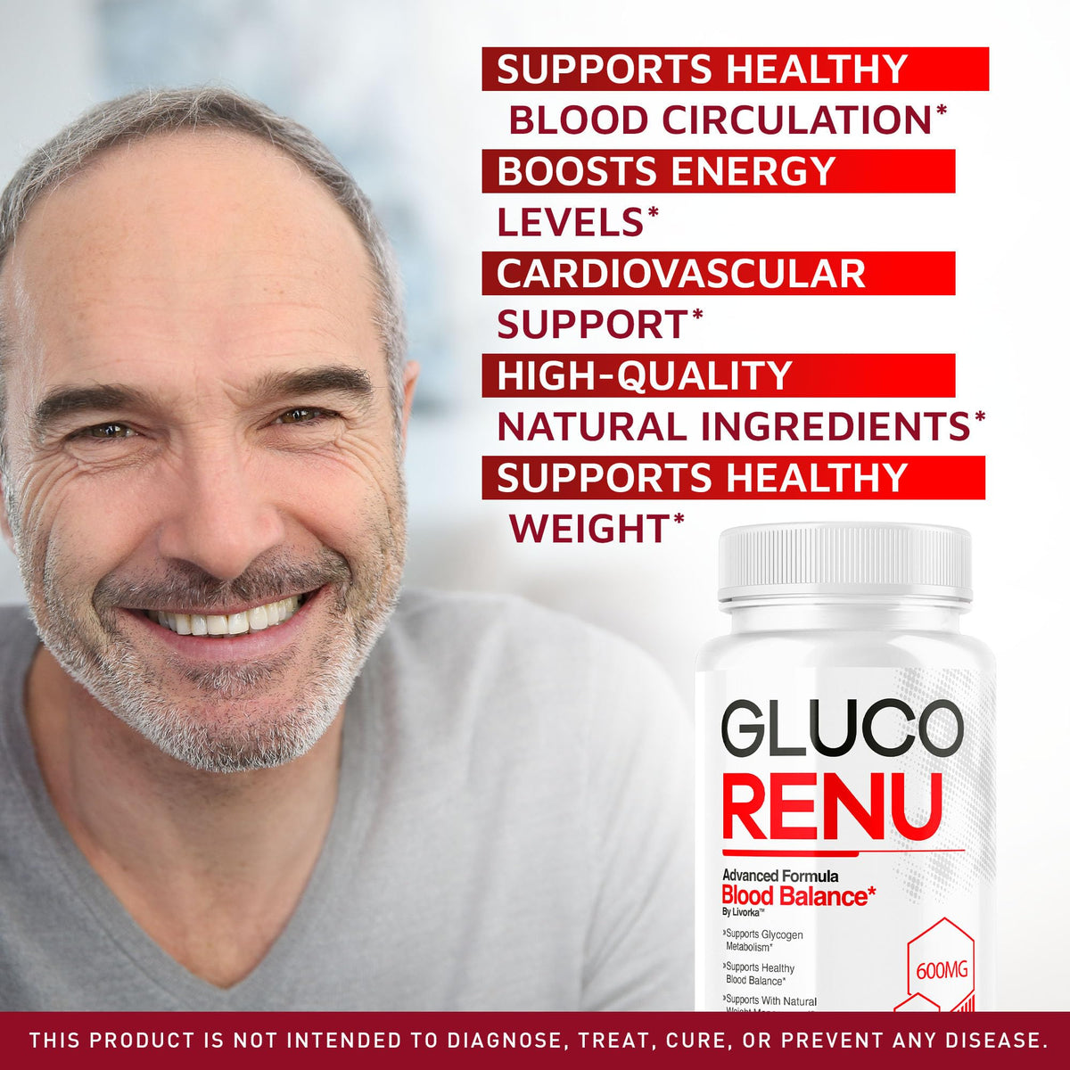 Emballage des capsules Gluco Renu de LIVORKA