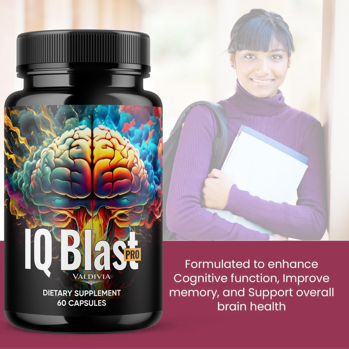 Emballage des capsules IQblast Pro, côté