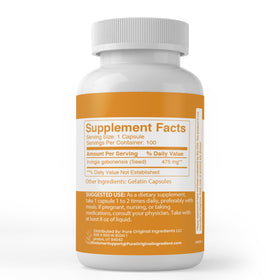Emballage des capsules Irvingia PURE ORIGINAL INGREDIENTS