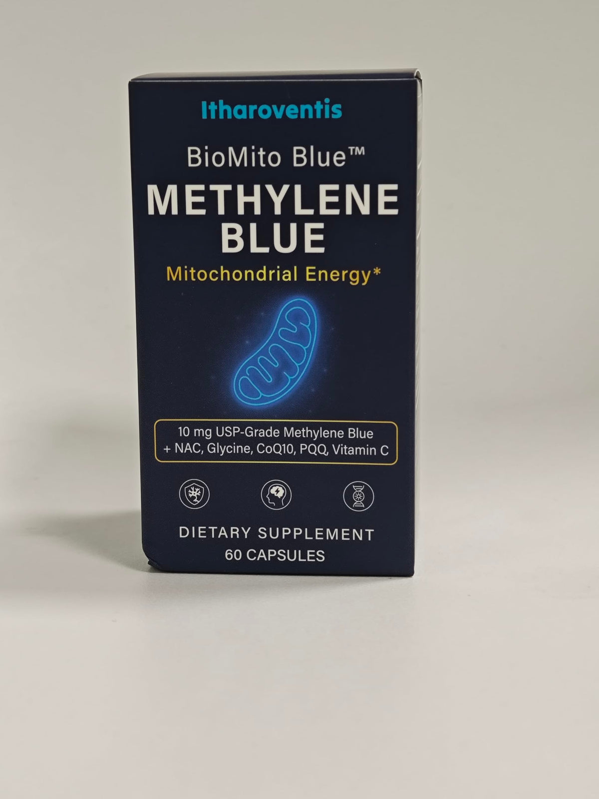 Emballage des capsules Itharoventis Methylene Blue