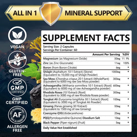 Emballage des capsules LSOIUX Shilajit