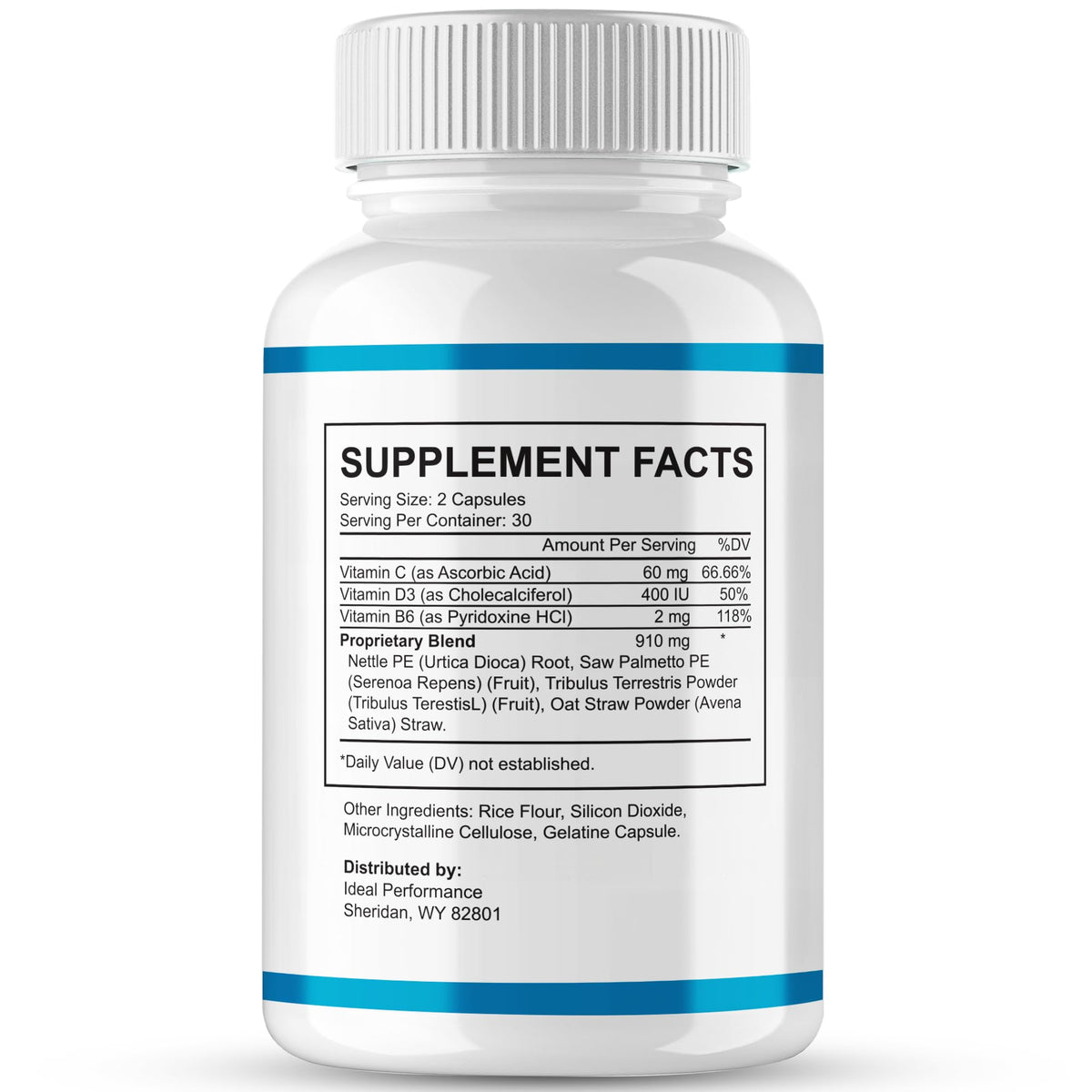 Emballage des capsules M.E.N Balance Pro d'IDEAL PERFORMANCE