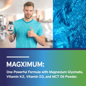 Emballage des capsules Magximum avec informations nutritionnelles