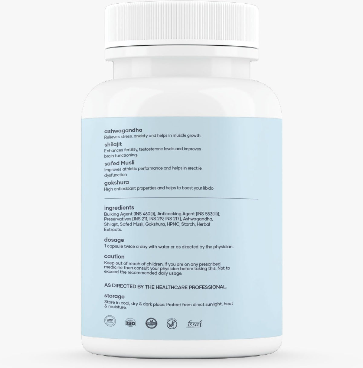 Emballage des capsules Mars Surgemax, vue latérale