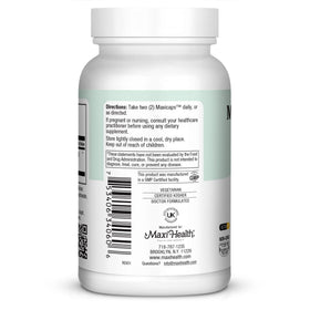Emballage des capsules Maxi Health Turmeric BCM-95 Curcumin