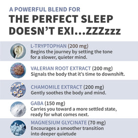 Emballage des capsules MEDCHOICE de soutien au sommeil, côté