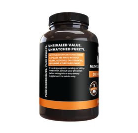 Emballage des capsules MSM PURE ORIGINAL INGREDIENTS de 386g