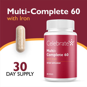 Emballage des capsules Multi-Complete Celebrate Bariatric Supplements