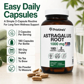 Emballage des capsules PRISTINE'S avec label Vegan