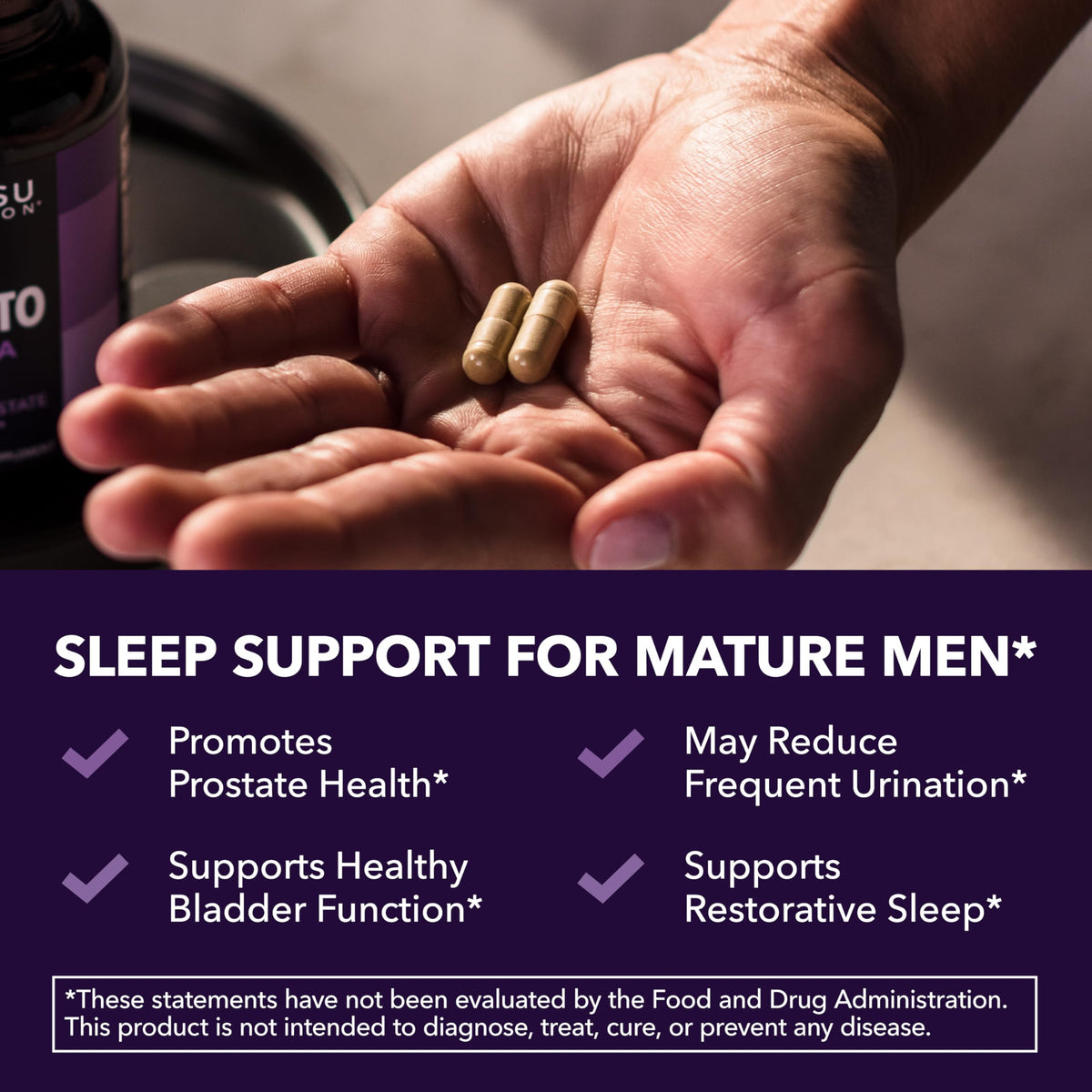 Emballage des capsules Saw Palmetto PM de HAVASU NUTRITION