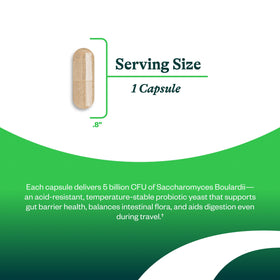 Emballage des capsules Seeking Health Saccharomyces Boulardii