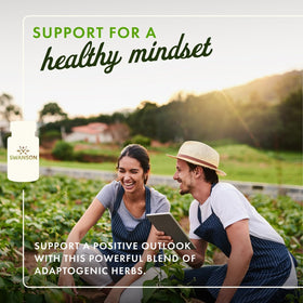 Emballage des capsules Swanson Rhodiola Ashwagandha