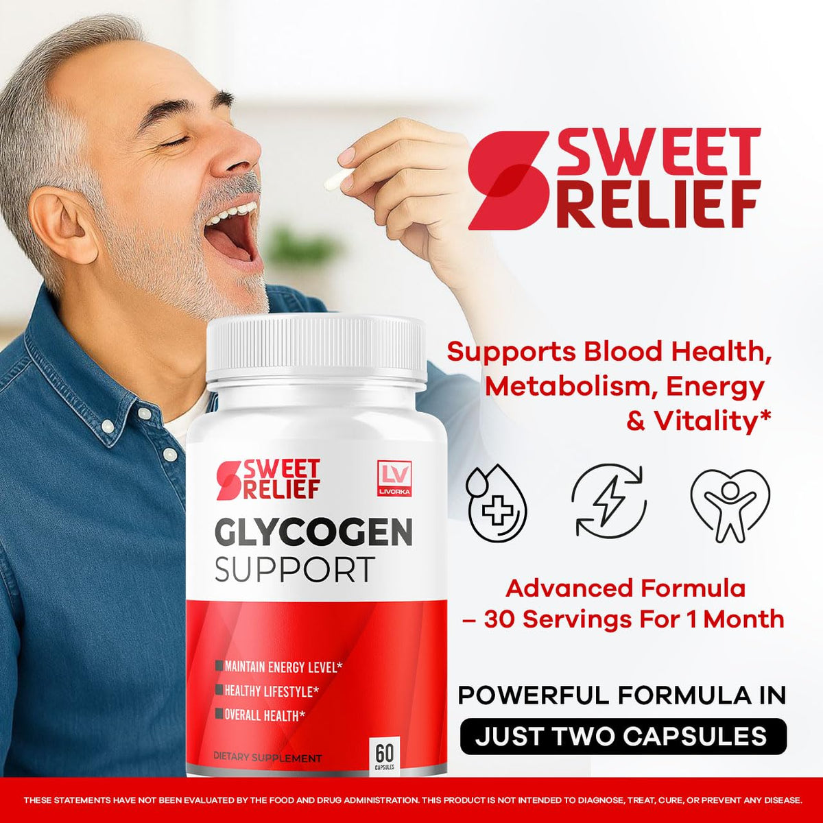 Emballage des capsules Sweet Relief LIVORKA