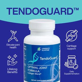 Emballage des capsules TendoGuard de Longevity by Nature