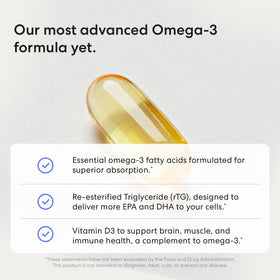 Emballage des capsules USANA BiOmega Premium Omega-3