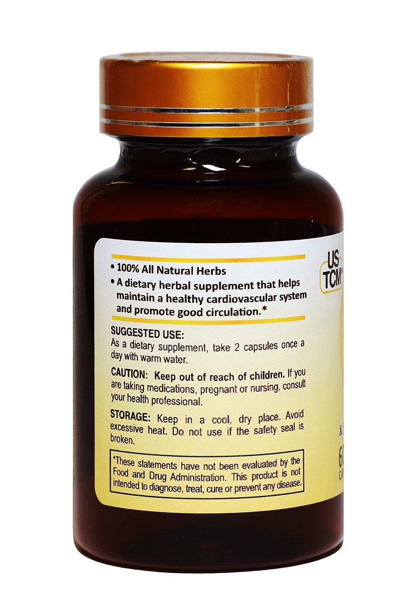 Emballage des capsules USTCM Pseudoginseng, dimensions 9,9 x 4,8 x 4,7 cm