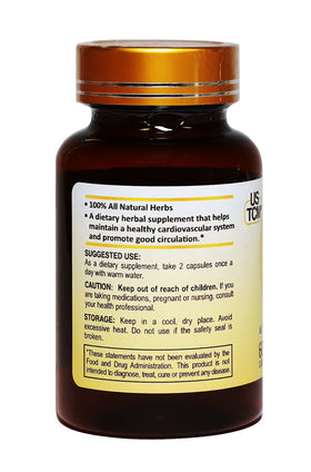 Emballage des capsules USTCM Pseudoginseng, dimensions 9,9 x 4,8 x 4,7 cm