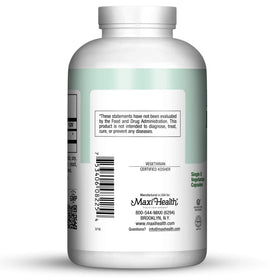 Emballage des capsules vides végétariennes Maxi Health, face avant