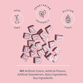 Emballage des Chews de Beauté CHEWSY avec informations nutritionnelles