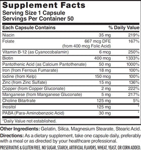 Emballage des Compléments Alimentaires Cheveux Nature's Blend
