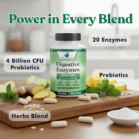 Emballage des Compléments Alimentaires Multi-Enzymes American Standard Supplements