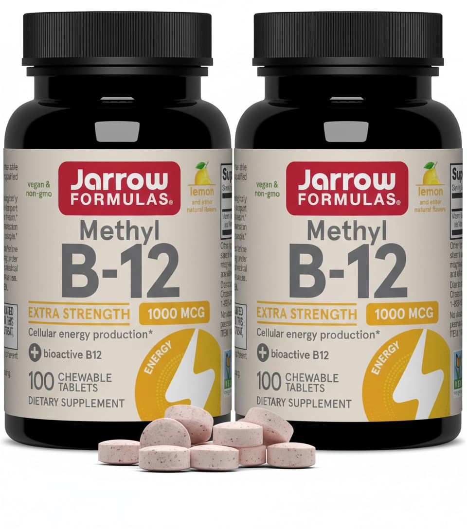 Emballage des comprimés à mâcher Jarrow Formulas Methyl B-12 1000 mcg