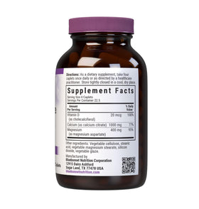 Emballage des comprimés Calcium Citrate Magnésium D3 de BlueBonnet