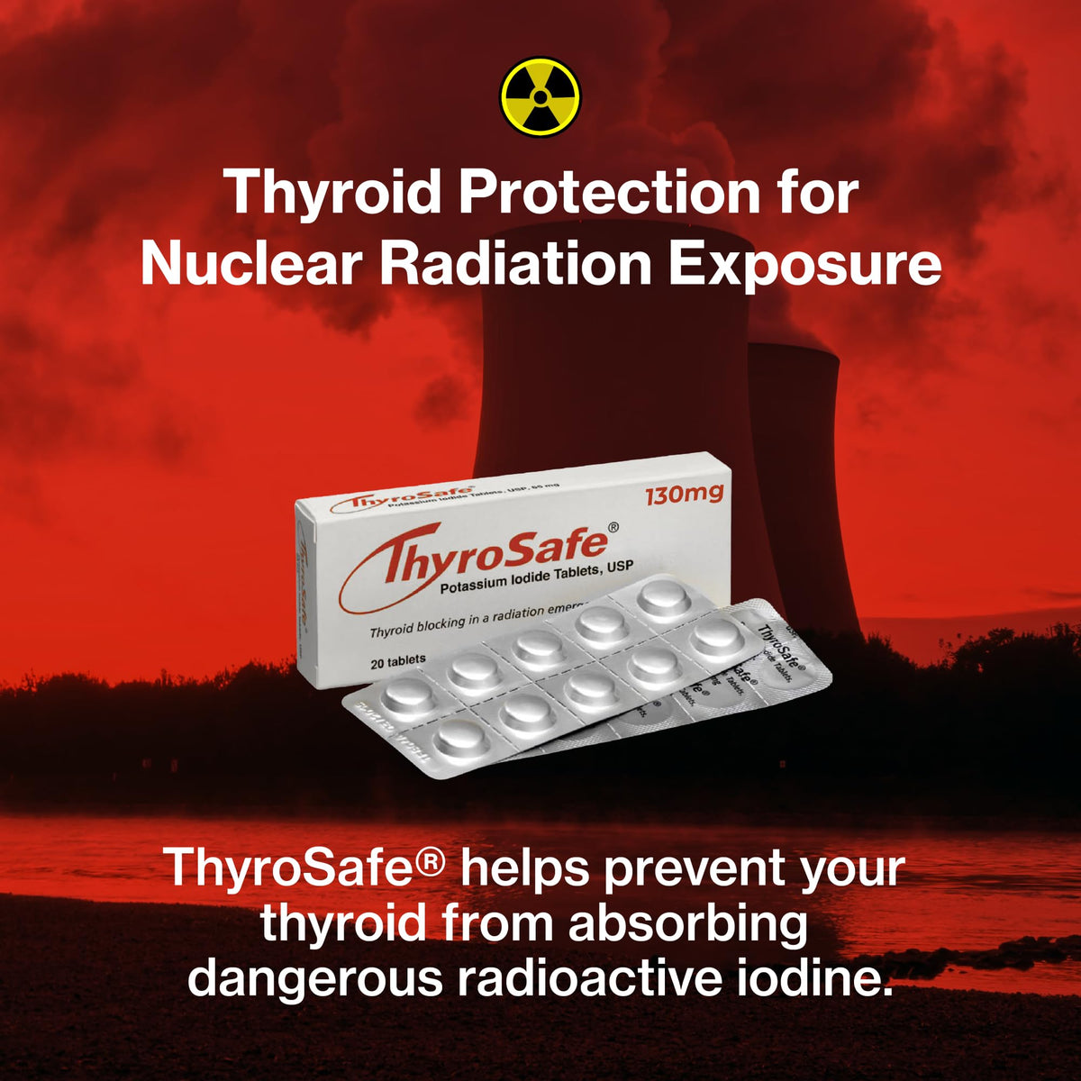 Emballage des comprimés d'iode potassique THYROSAFE