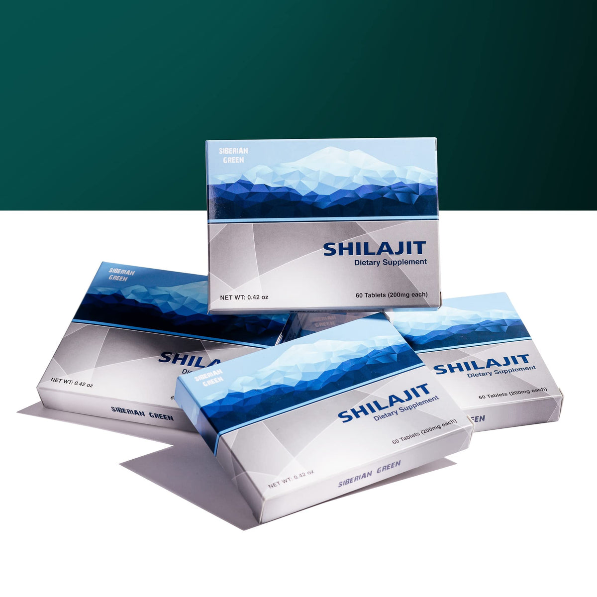 Emballage des comprimés de Shilajit Siberian Green