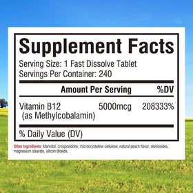 Emballage des comprimés de vitamine B12 Innate Vitality