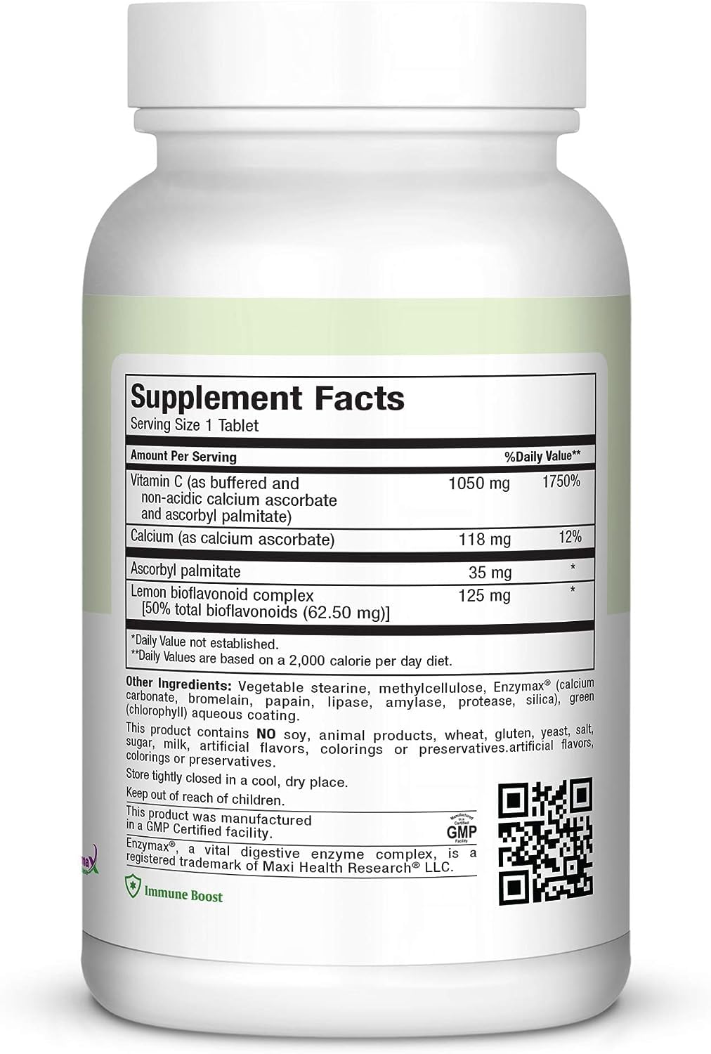 Emballage des comprimés de Vitamine C Maxi Health