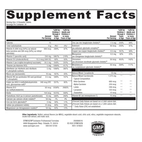 Emballage des comprimés XYMOGEN ActivNutrients Mûre Mixte
