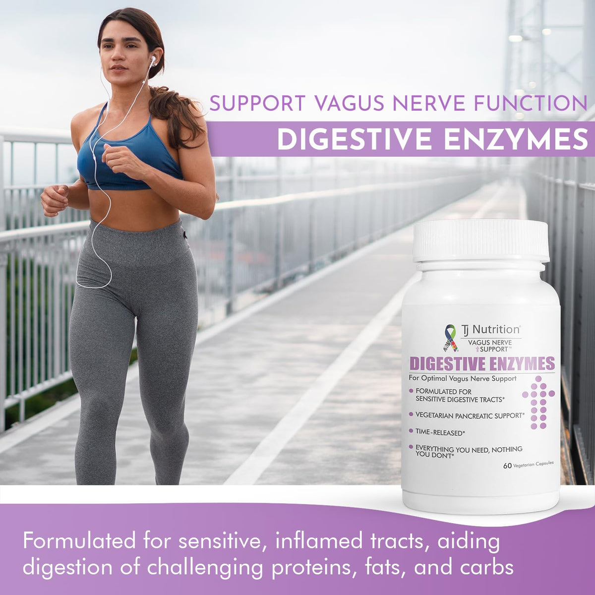 Emballage des Enzymes daily TJ Nutrition
