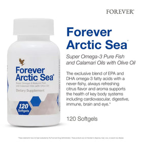 Emballage des gélules Arctic Sea Omega-3 de Forever Living