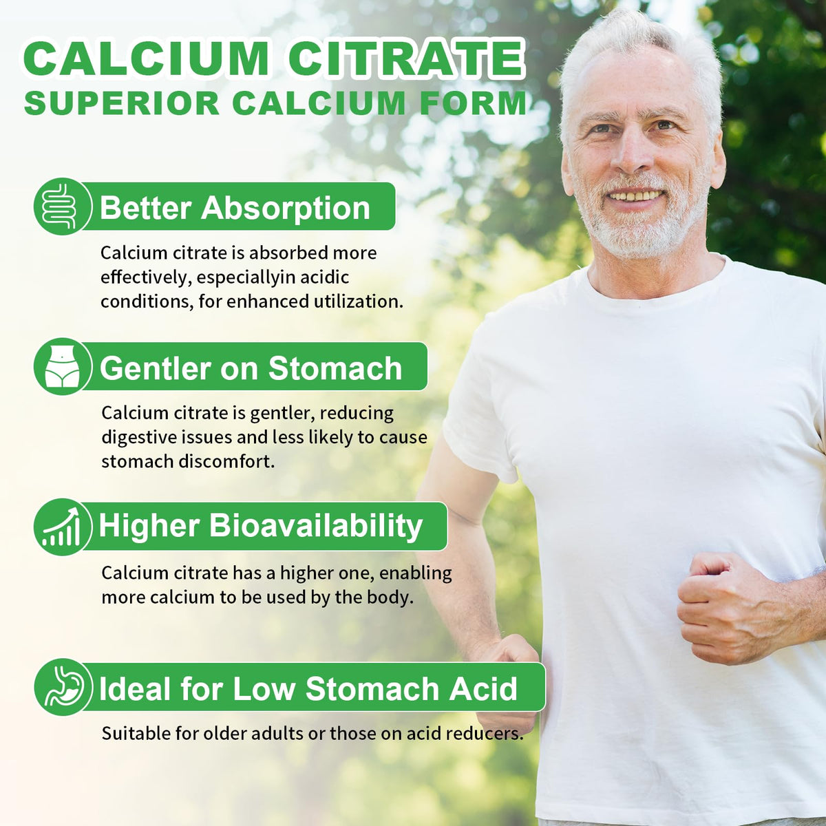 Emballage des gélules Calcium Citrate YUULAI