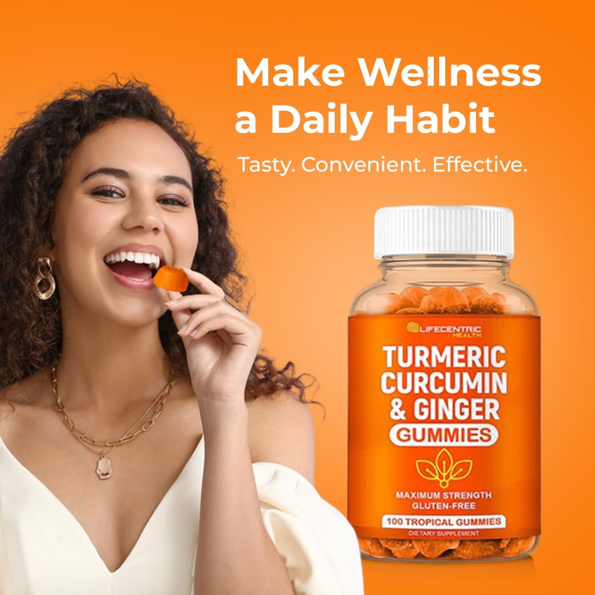 Emballage des gélules de curcuma LifeCentric Health
