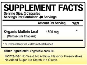 Emballage des gélules de feuille de molène Biotech Nutritions