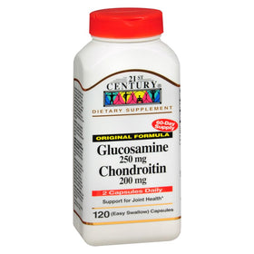 Emballage des gélules de glucosamine et chondroïtine 21st Century