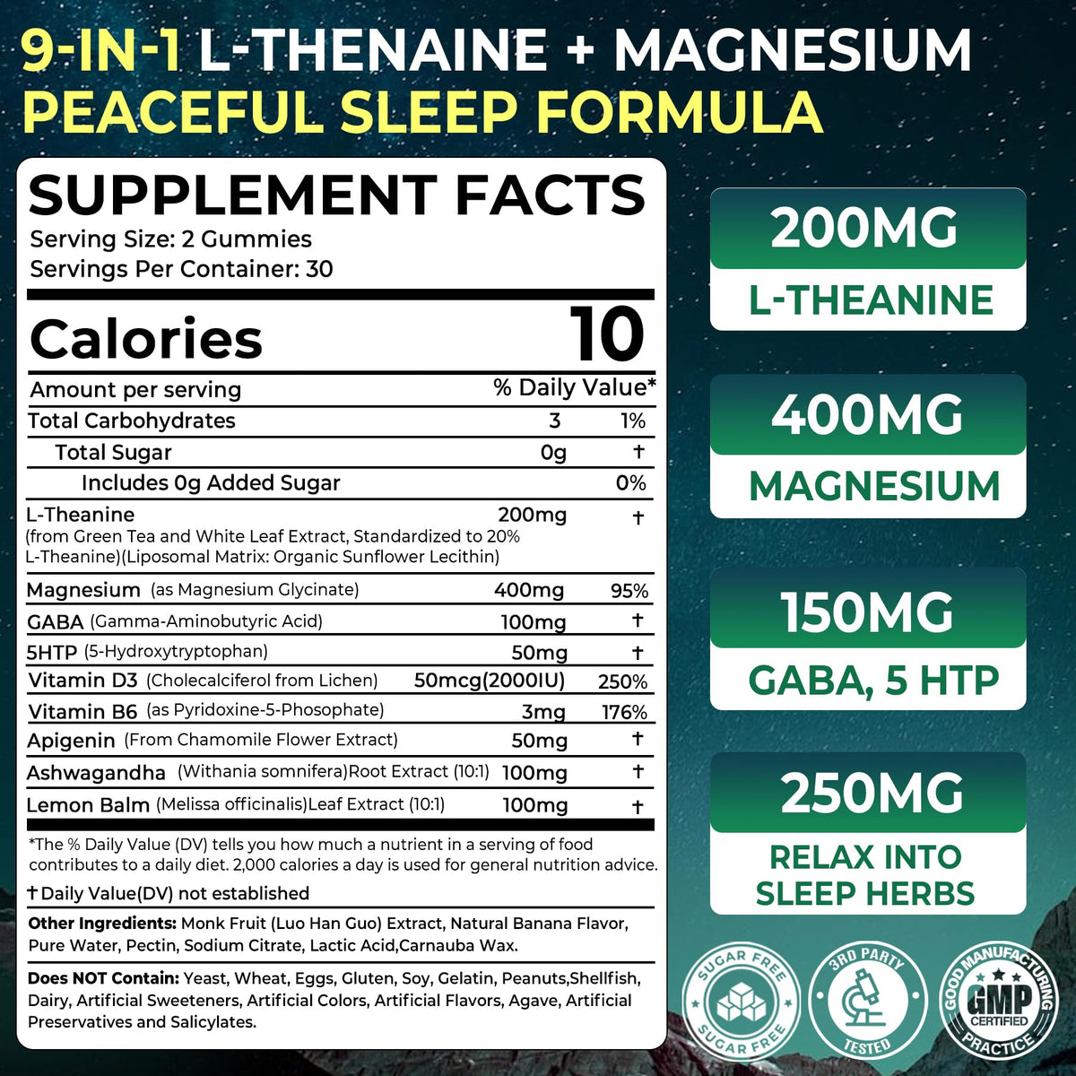 Emballage des gélules L-Théanine Liposomale 200mg et Magnésium Glycinate 400mg NEVISS