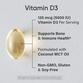 Emballage des gélules molles de Vitamine D3 Sports Research