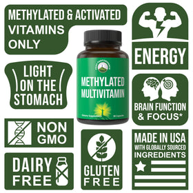 Emballage des gélules Peak Performance Multivitamines Methylé