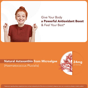 Emballage des Gommes Astaxanthin GOJOY NATURALS