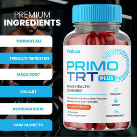 Emballage des gommes Vitaluxa Primo TRT 120 Ct