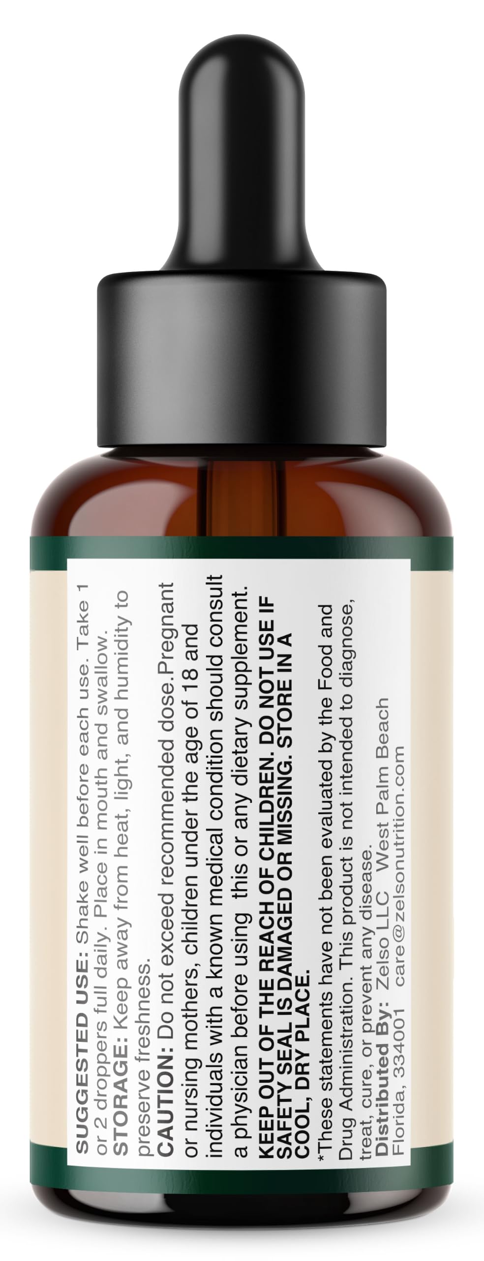 Emballage des Gouttes de Drainage Lymphatique ZELSO