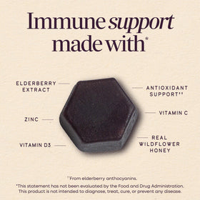 Emballage des gummies au sureau et miel sauvage Nature's Way