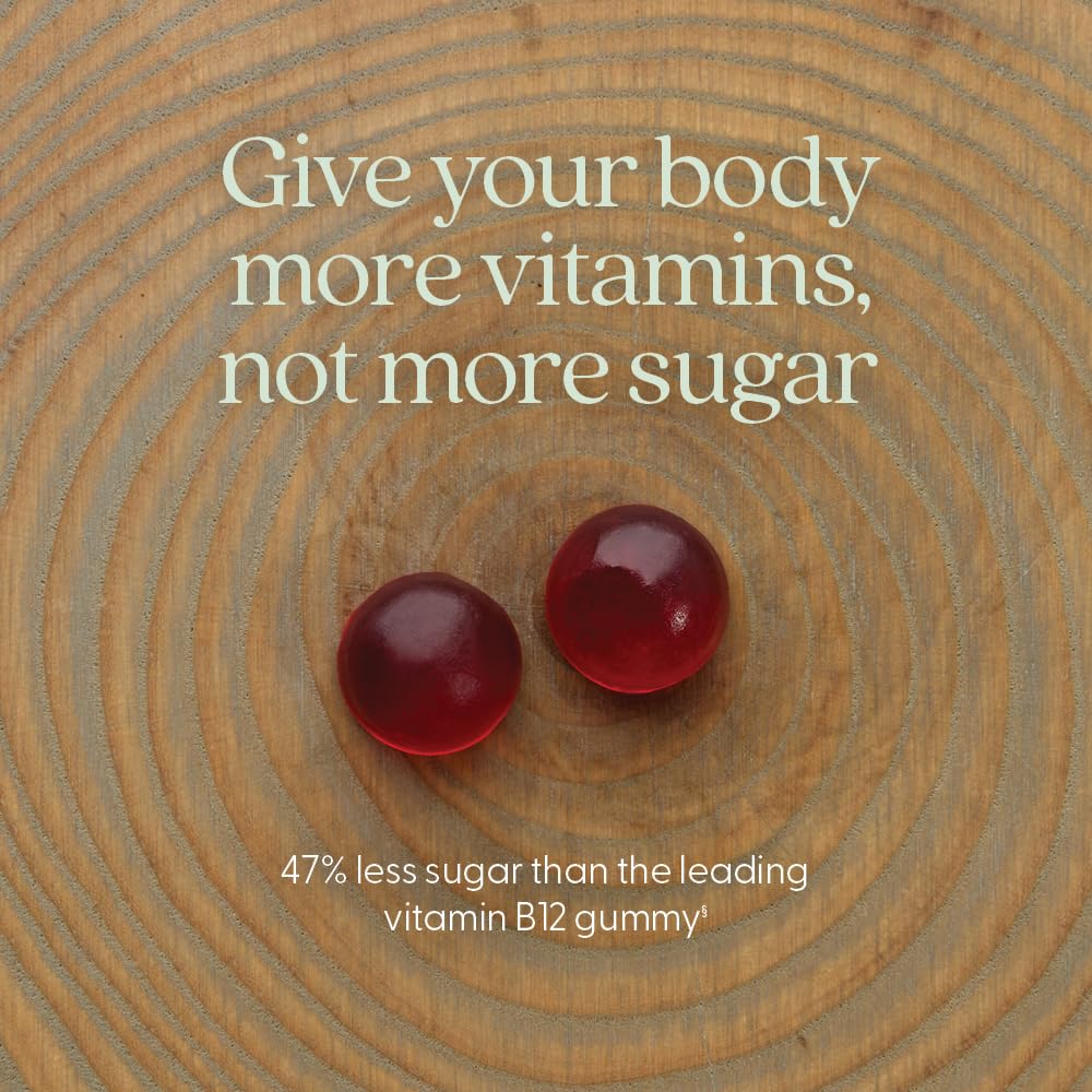 Emballage des gummies B12 New Chapter avec informations nutritionnelles