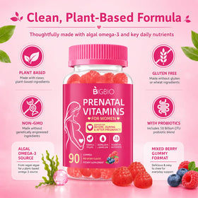 Emballage des gummies BIGBIO prénatales