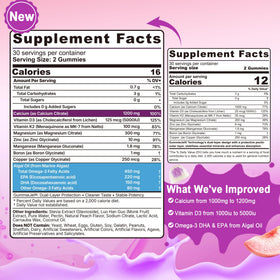 Emballage des gummies Calcium Citrate 1200 mg d'EnvyCure