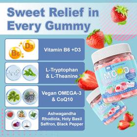 Emballage des Gummies Calm LILICARE avec Omega 3