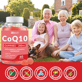 Emballage des gummies CoQ10 WEEVIT côté